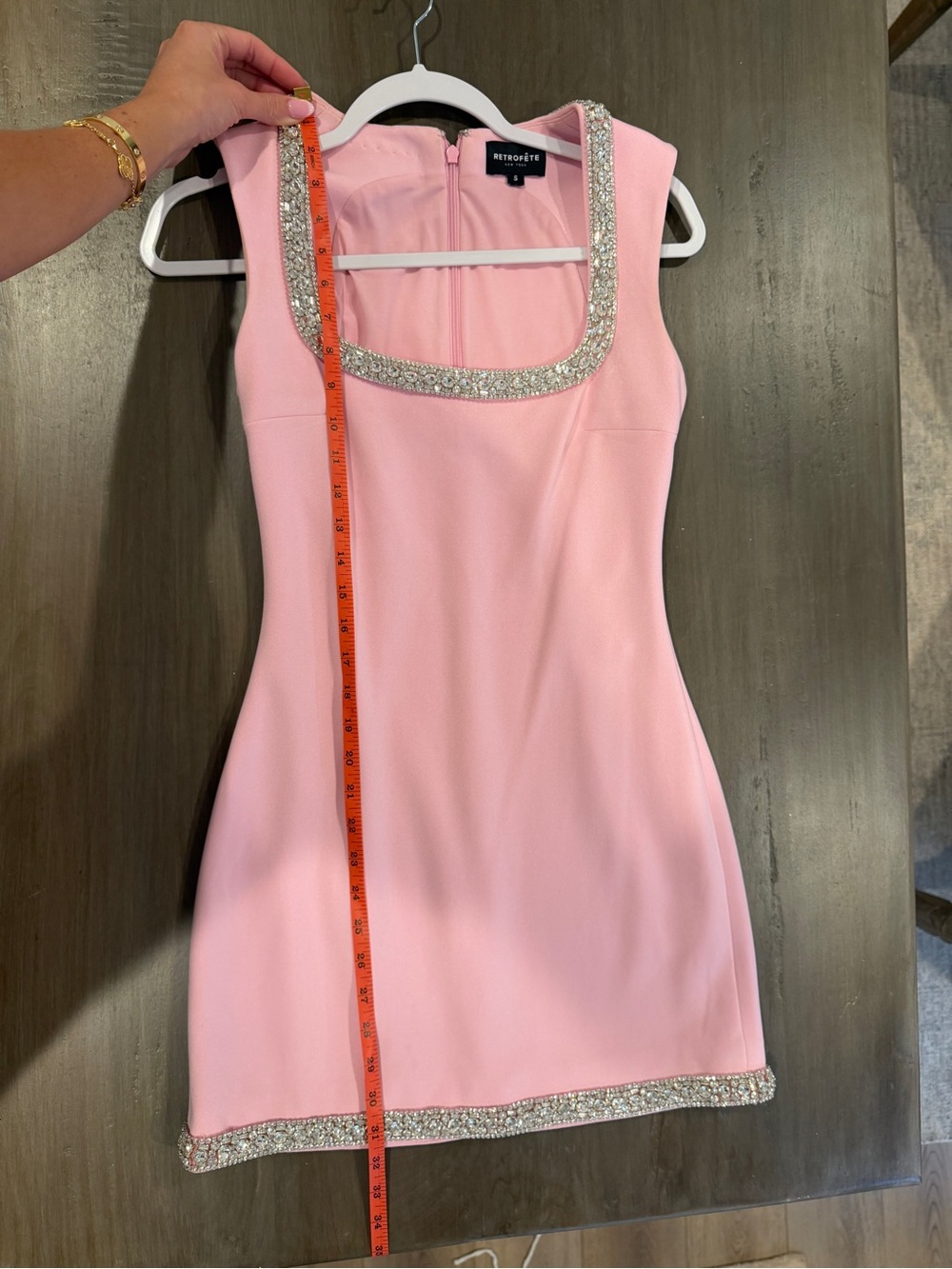 Retrofete BEXLEY EMBELLISHED DRESS - Picture 7 of 11